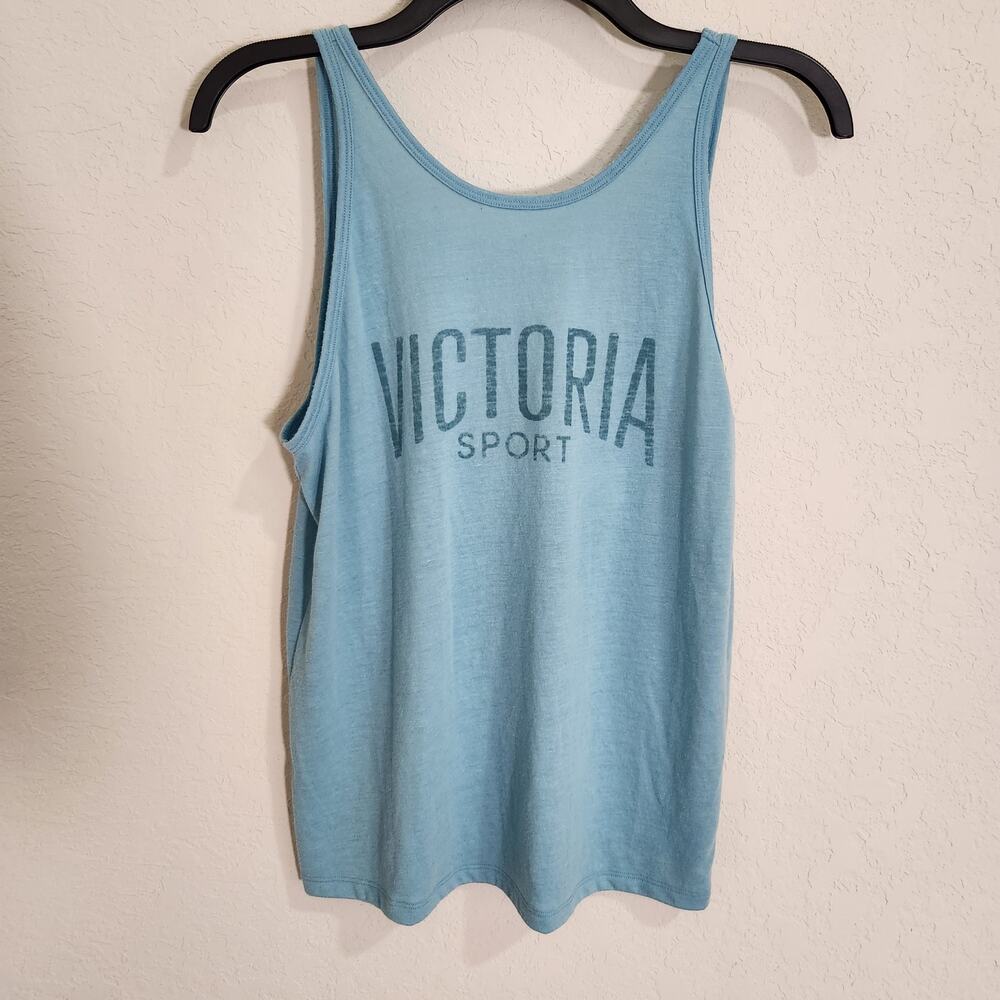 Victoria’s Secret Victoria Sport Active Workout Tank Top – Blue Athleisure Gym